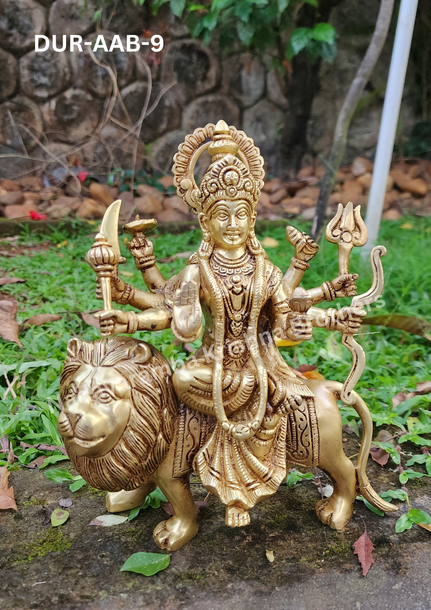 Durga Idol 9 inch (DUR-AAB-9) - Image 3