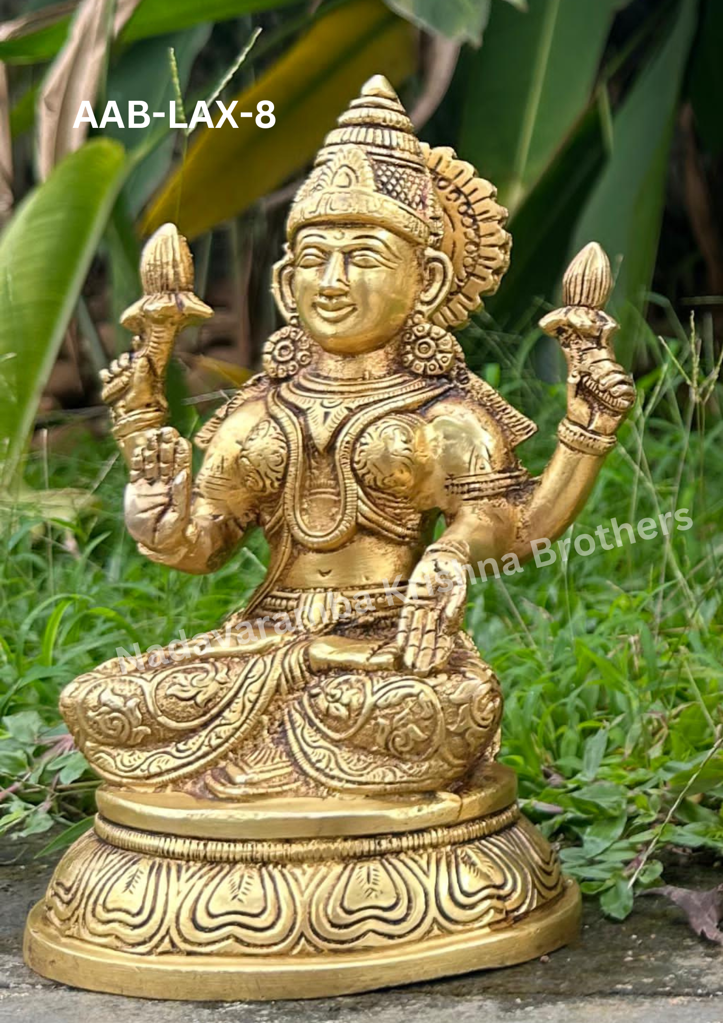 Lakshmi Idol 8 inch (AAB-LAX-8) - Image 3