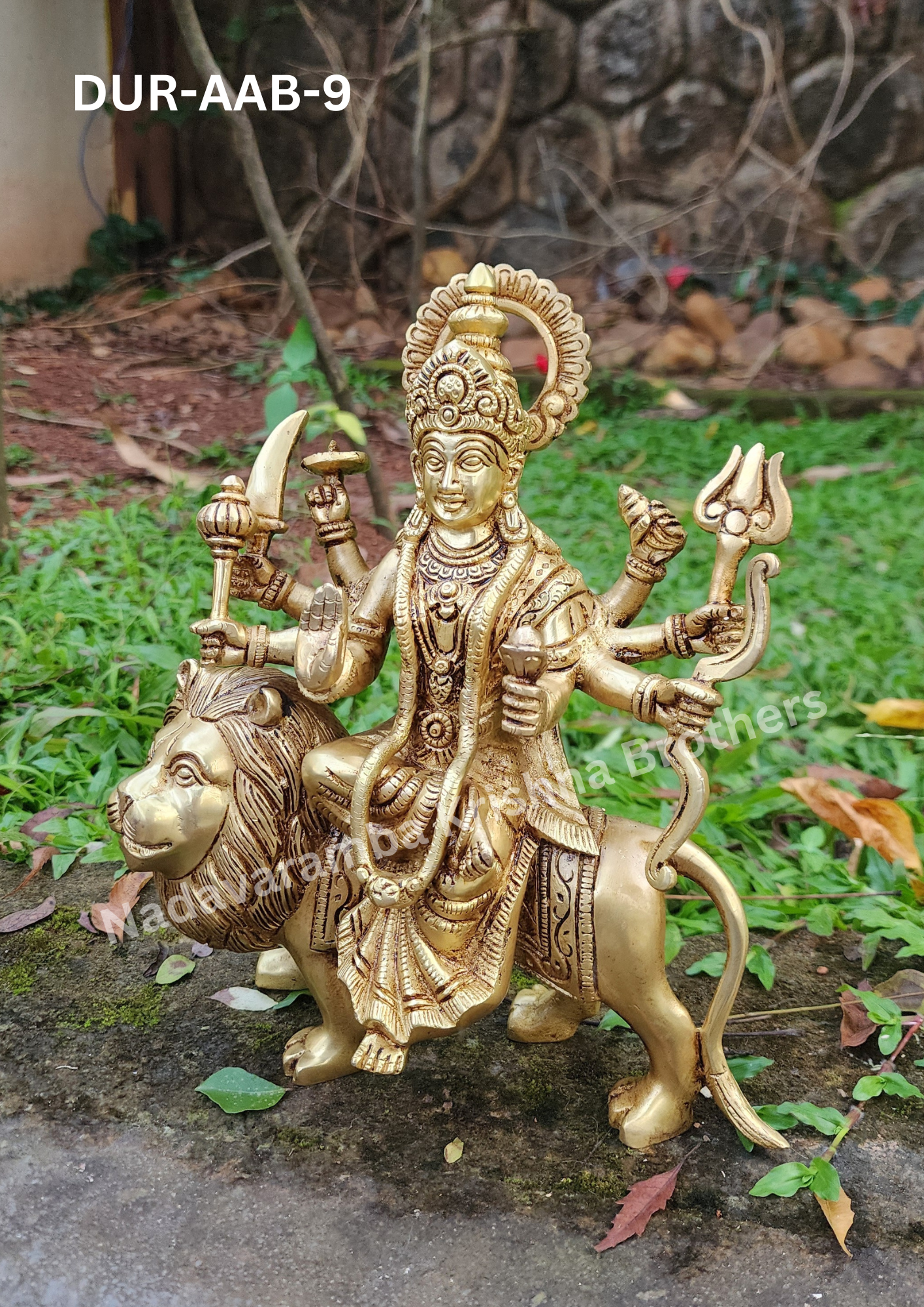 Durga Idol 9 inch (DUR-AAB-9) - Image 4