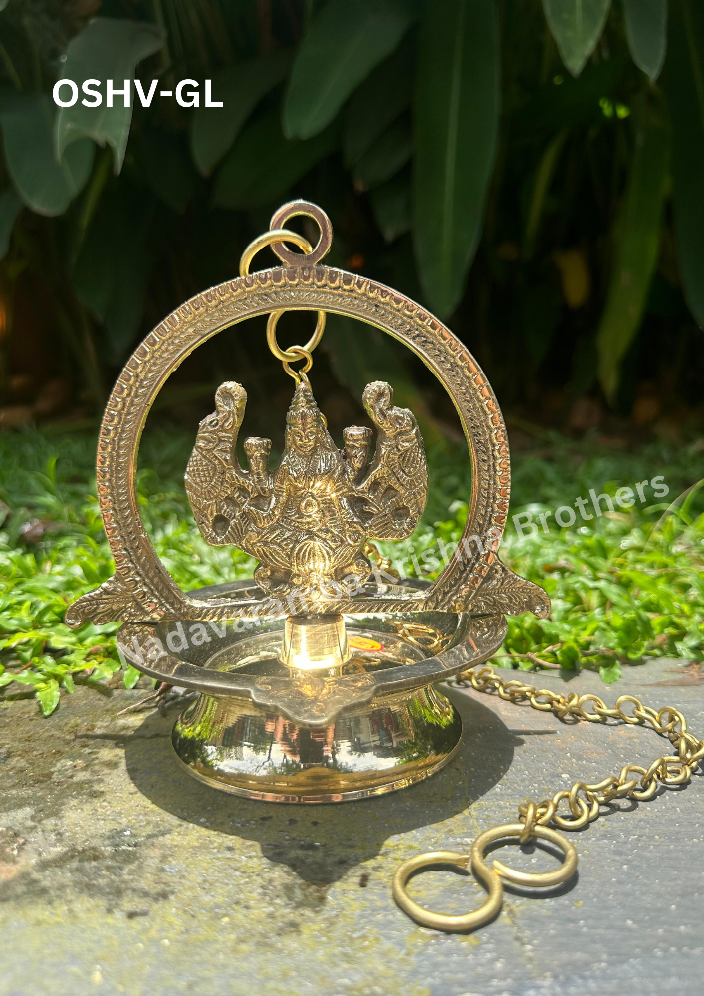 One-Side Gajalakshmi Hanging Vilakku (OSHV-GL)