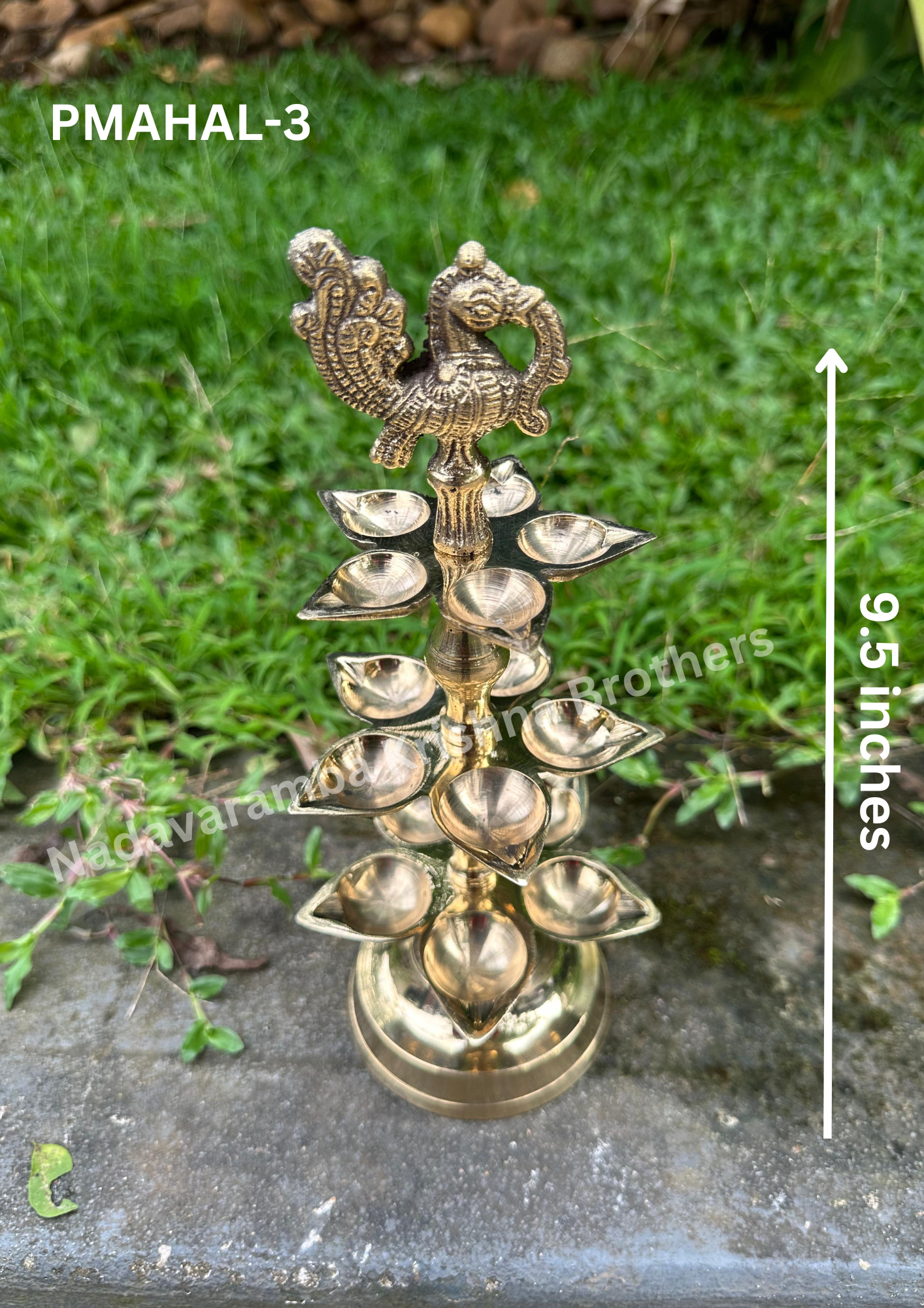 Panch Mahal Three-step Vilakku PMAHAL-3 - Image 3