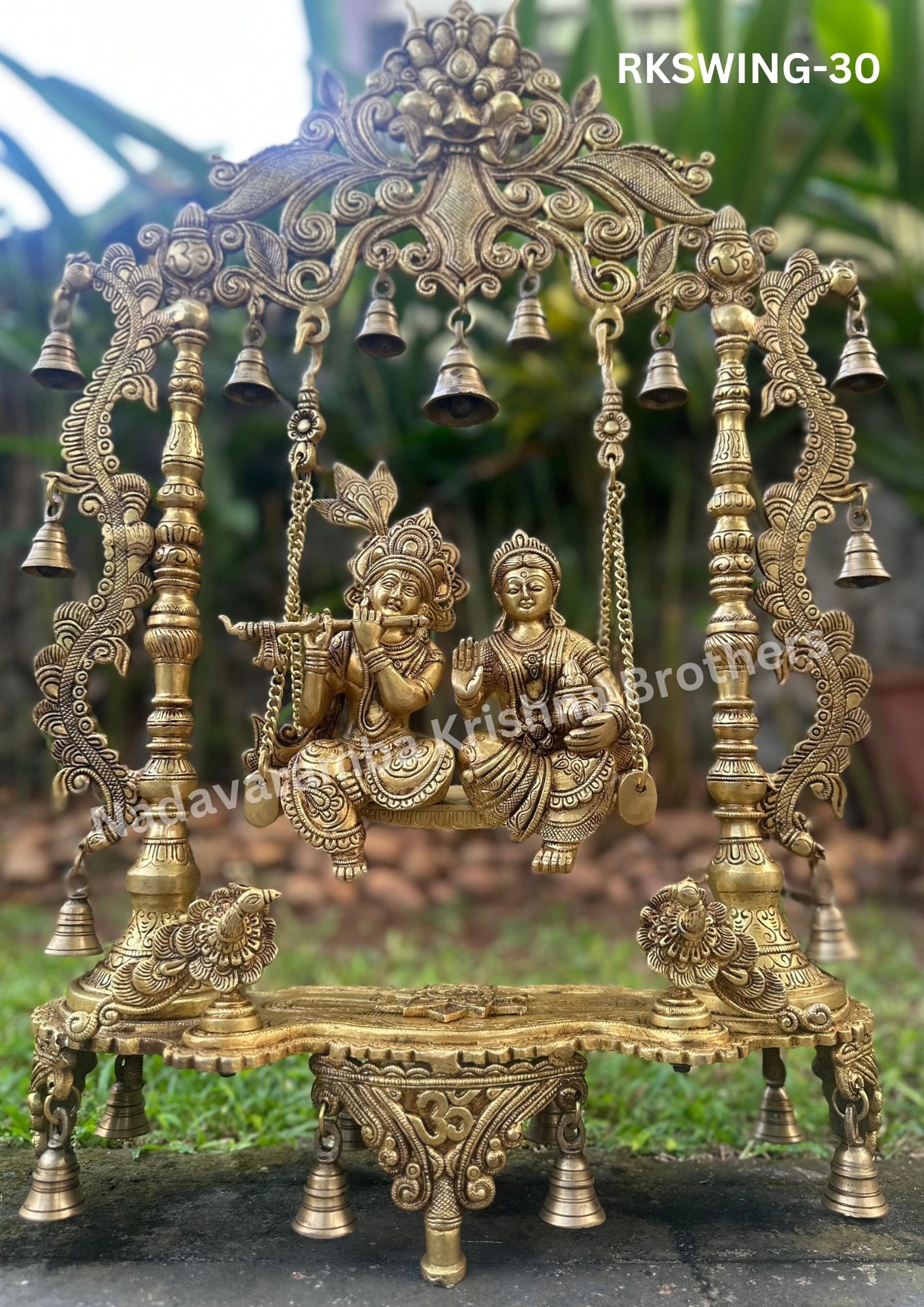 Radha Krishna on Swing 30 inches (RKSWING-30)