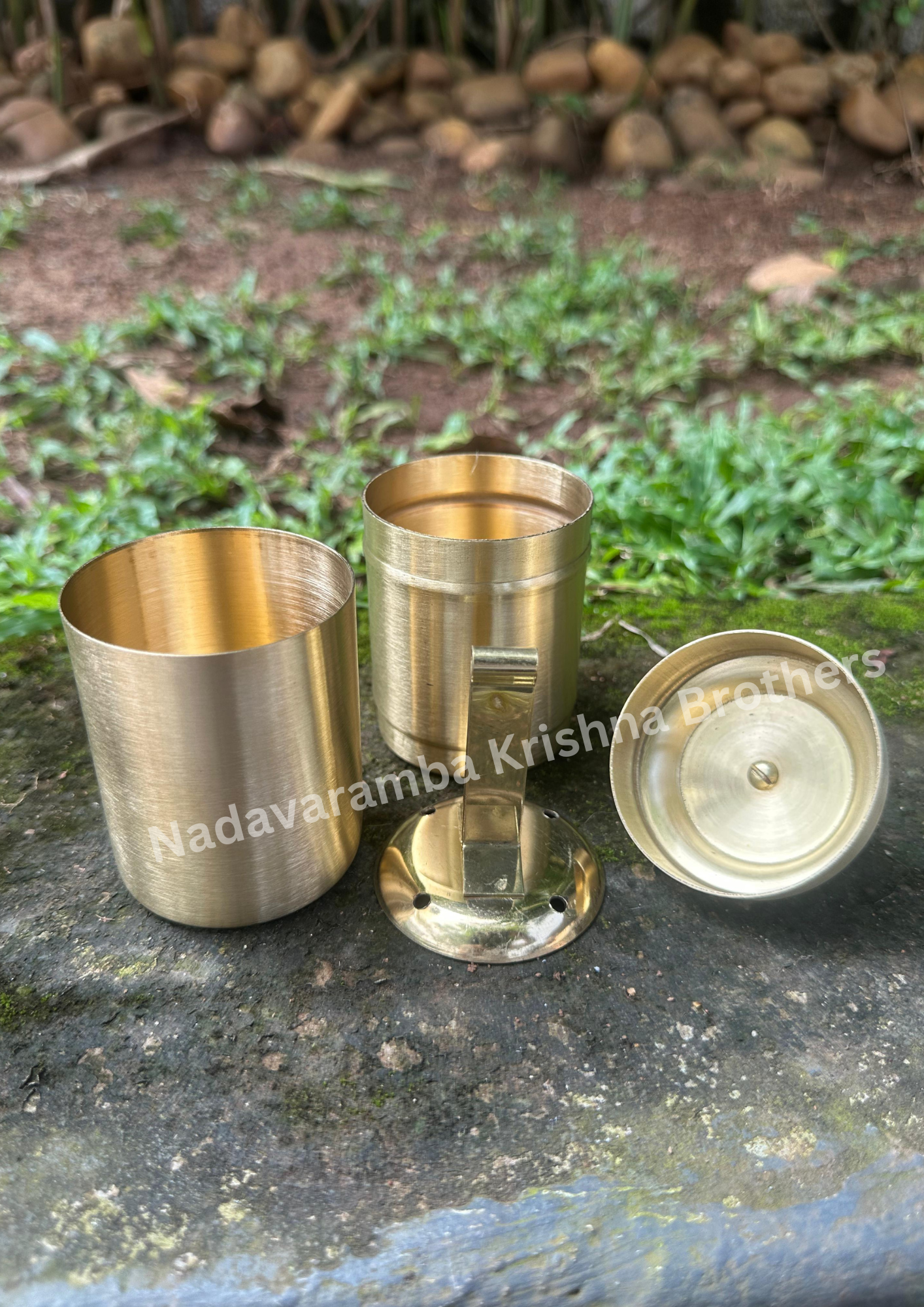Brass Matt Finish Coffee Filter - Image 4