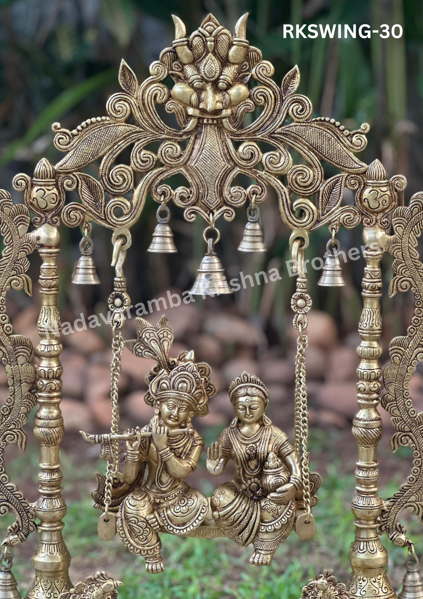 Radha Krishna on Swing 30 inches (RKSWING-30) - Image 5