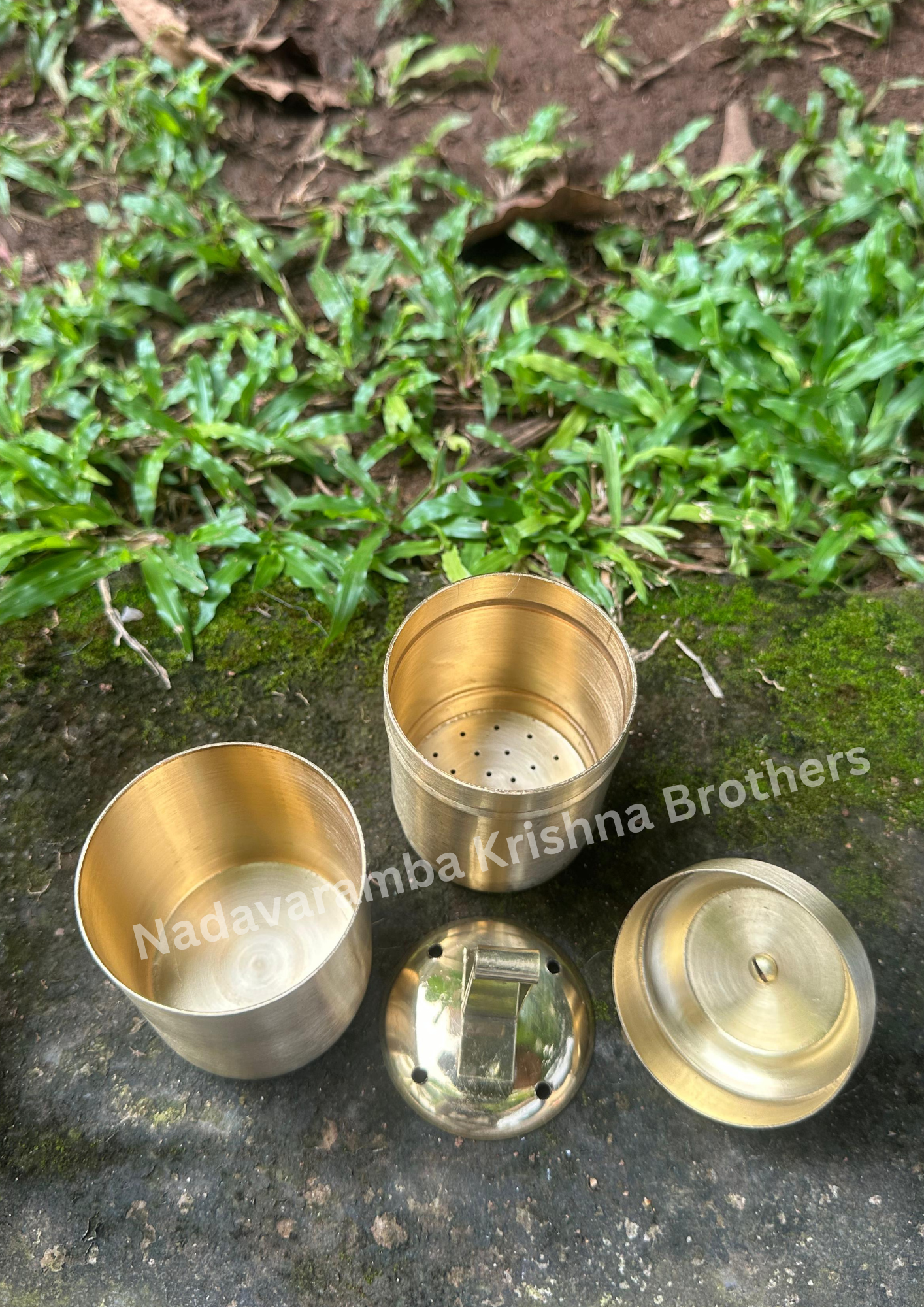 Brass Matt Finish Coffee Filter - Image 6