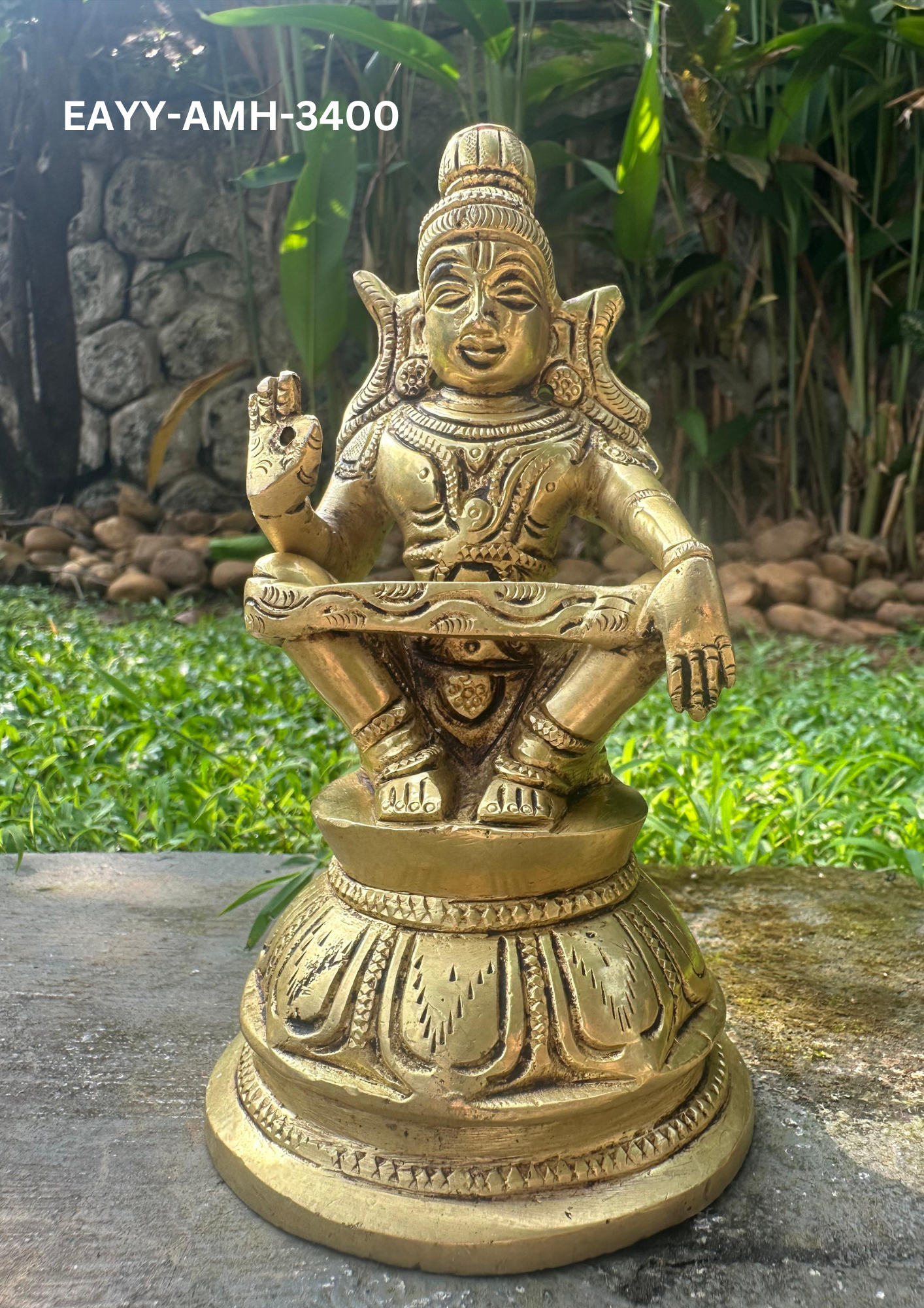 Sabarimala Ayyappa Swamy idol 6 inch (EAYY-AMH-3400)