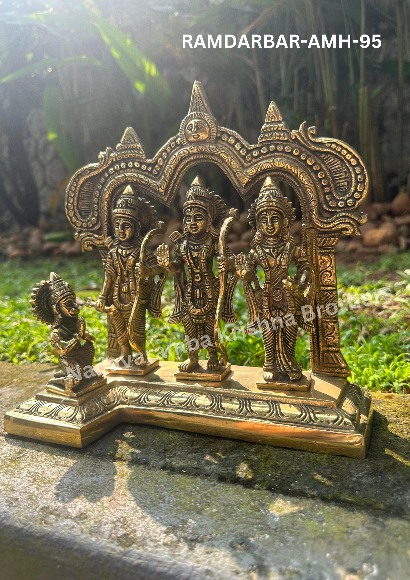 Sri Rama Pattabhishekam 9.5 inch (RAMDARBAR-AMH-95) - Image 2