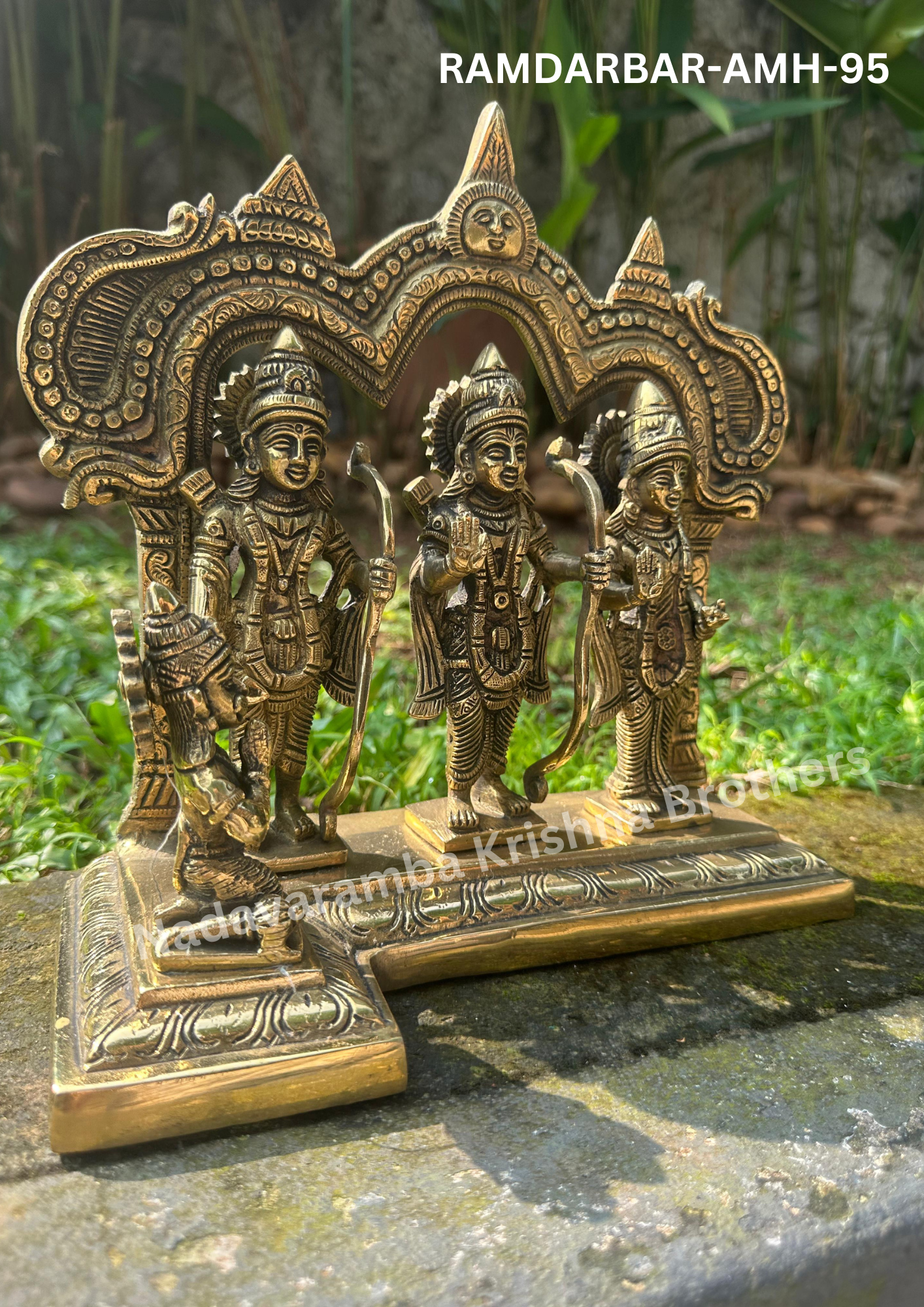 Sri Rama Pattabhishekam 9.5 inch (RAMDARBAR-AMH-95) - Image 3