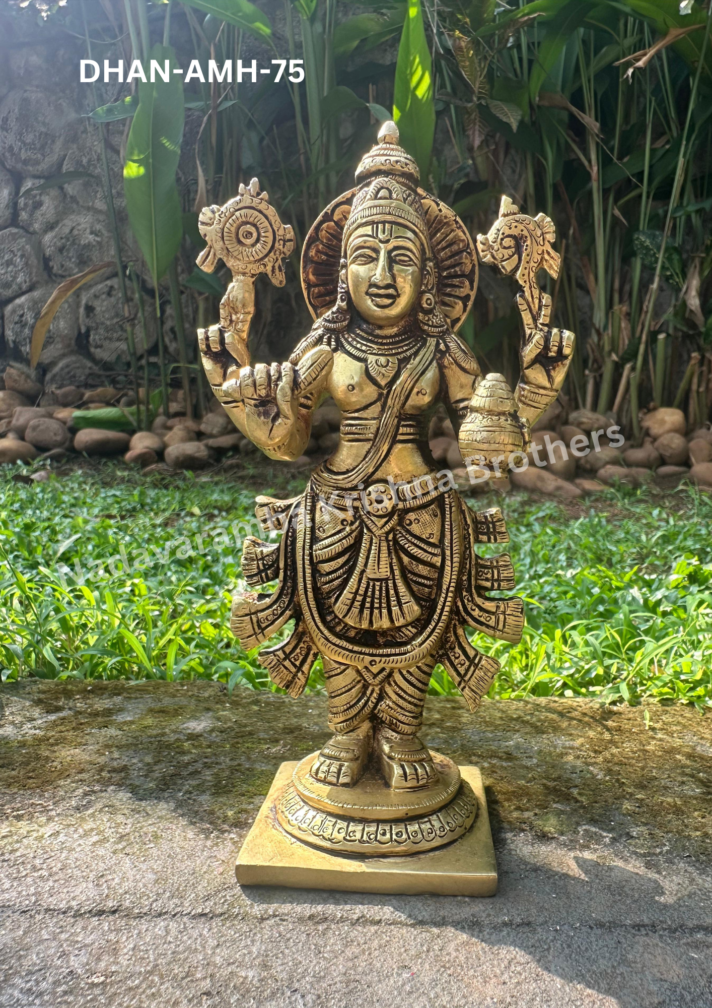 Lord Dhanvantari: 7.5 inch (DHAN-AMH-75)