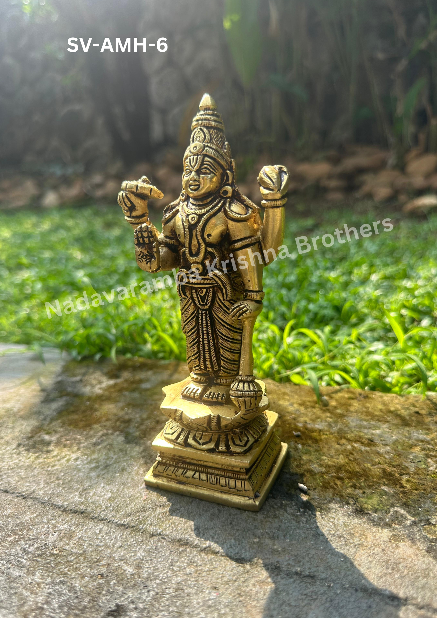 Maha Vishnu 6-inch Height (SV-AMH-6) - Image 4