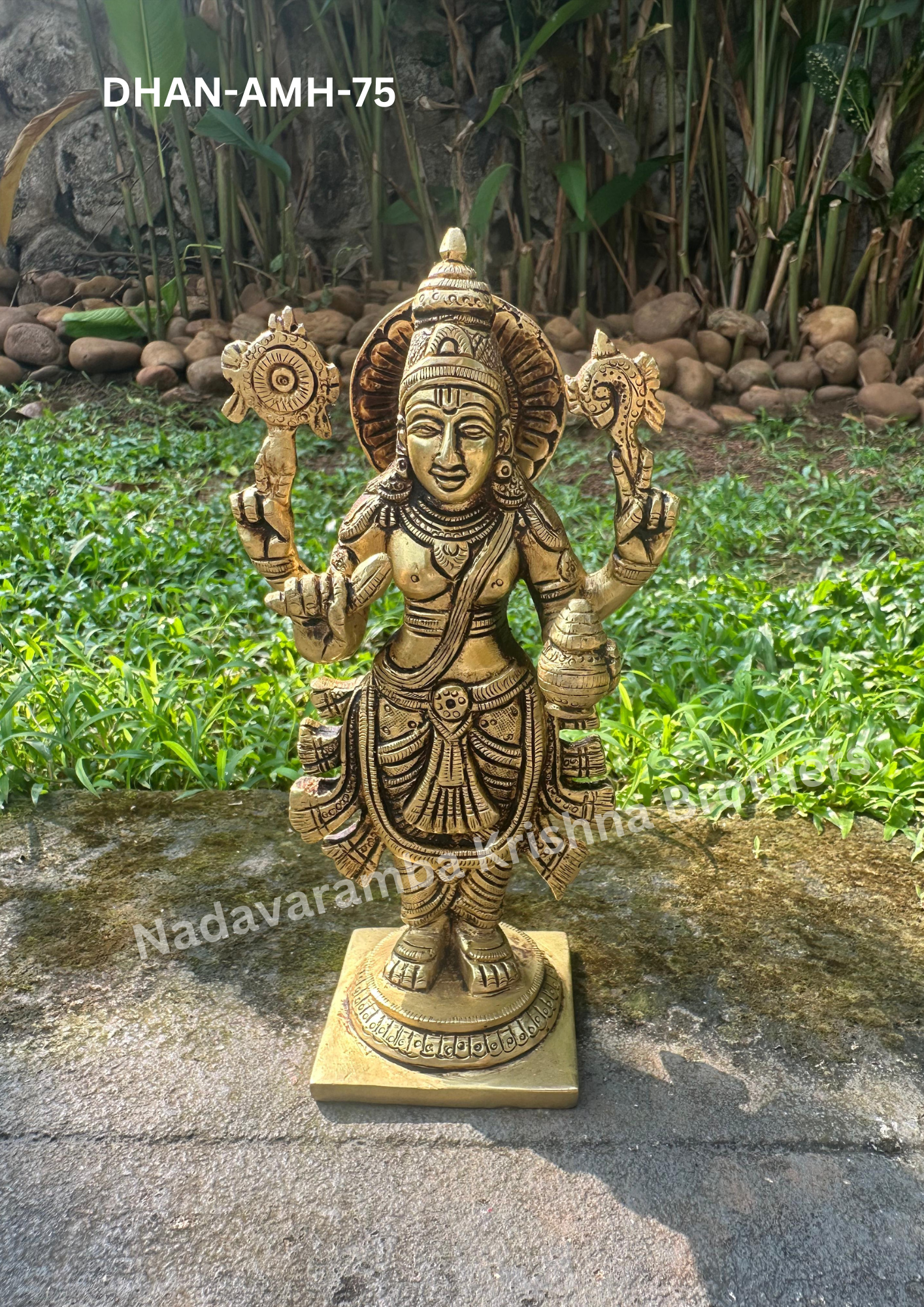 Lord Dhanvantari: 7.5 inch (DHAN-AMH-75) - Image 3