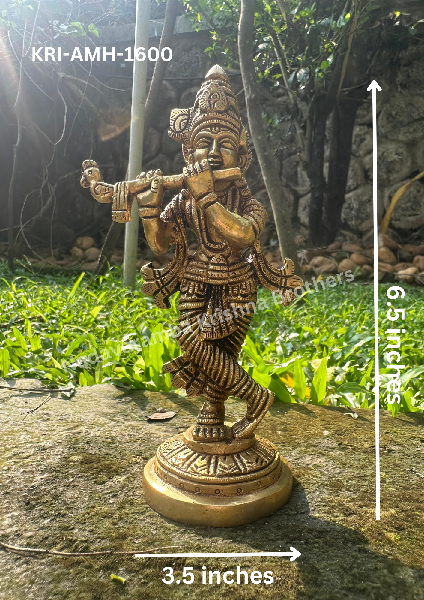 Lord Krishna 6.5 inch (KRI-AMH-1600) - Image 2