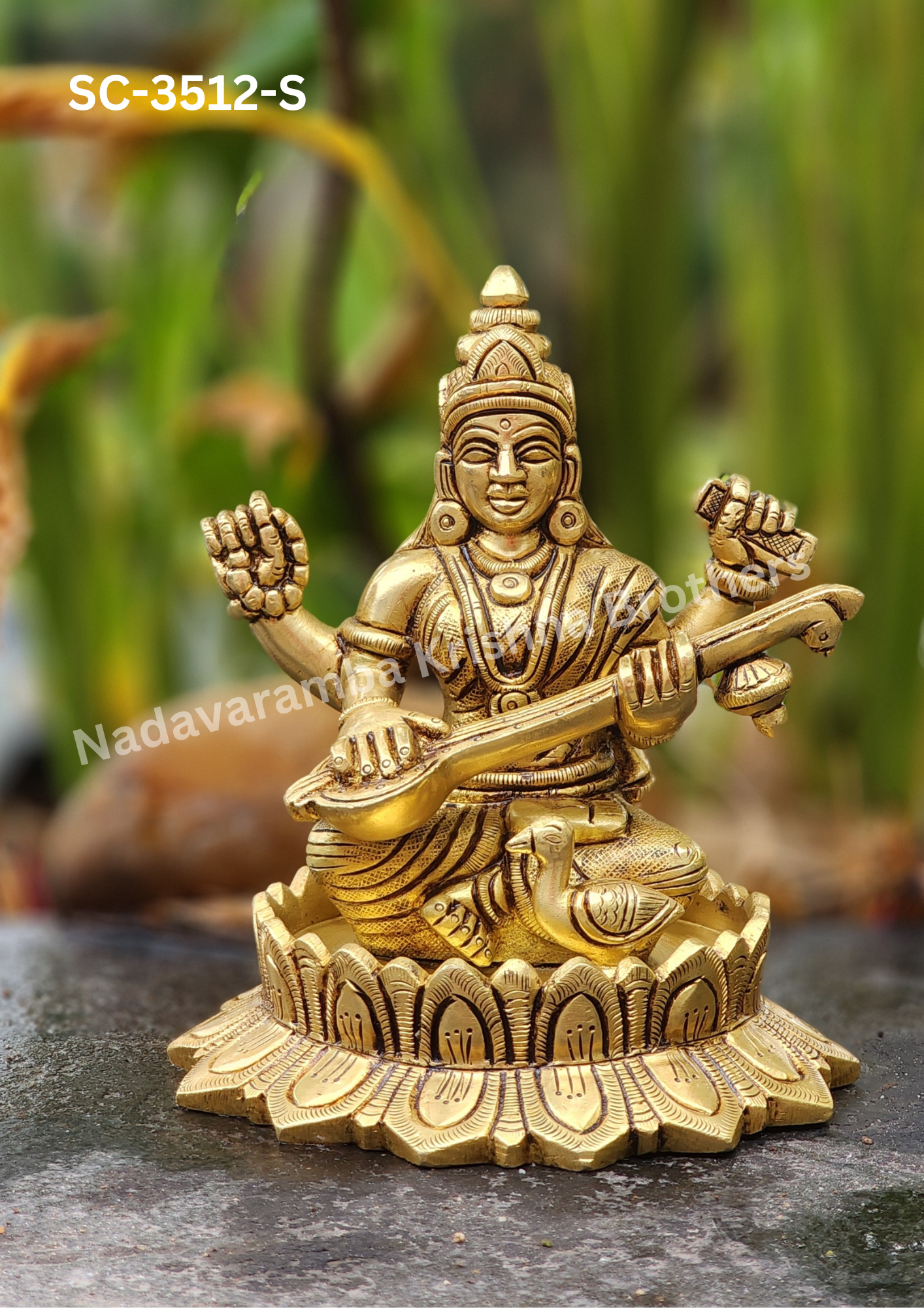 Goddess Saraswathi 5.5 inch (SC-3512-S)