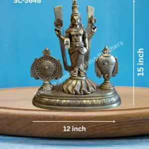 tirupathi balaji with shank & chakra