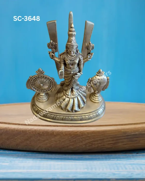 Tirupathi Balaji with Shank & Chakra (SC-3648) - Image 2