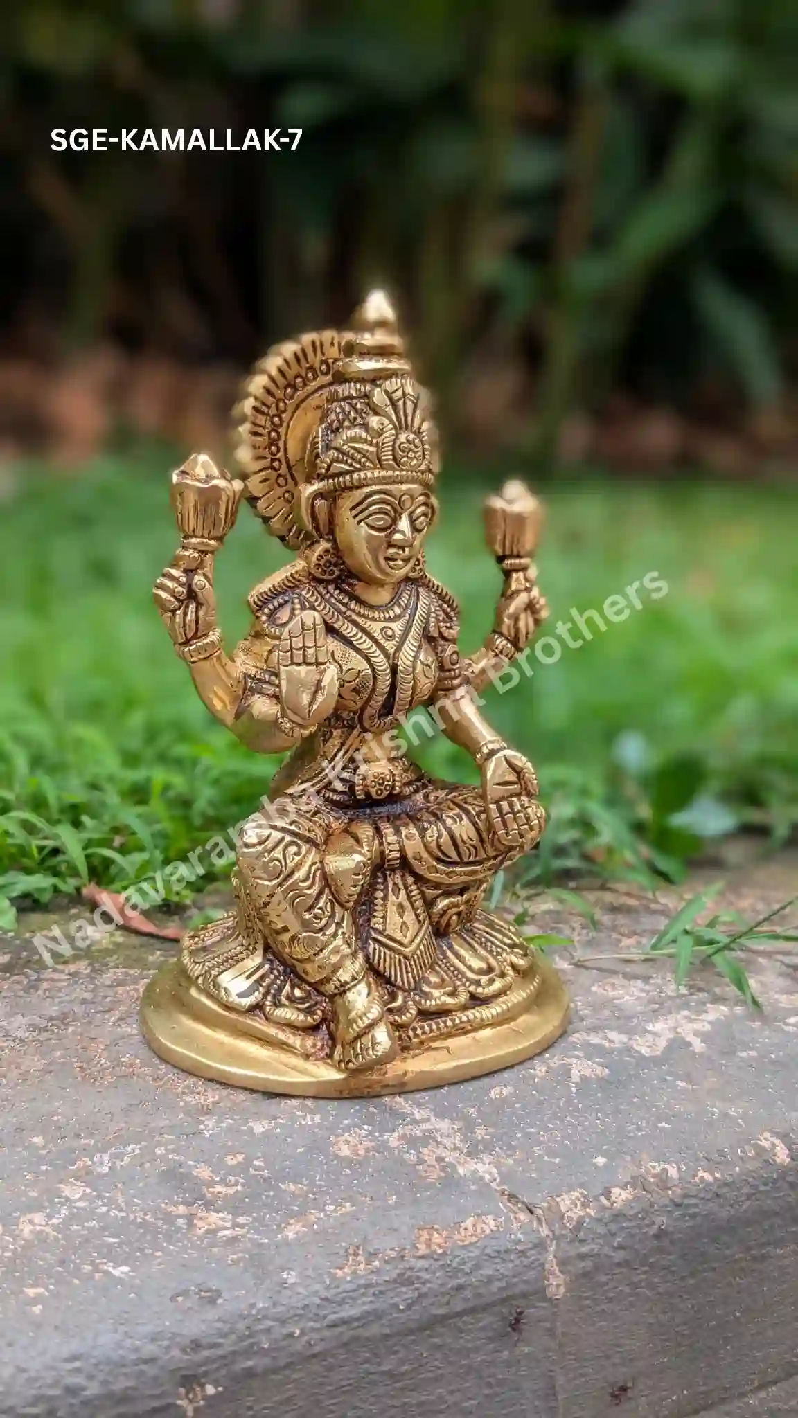 Ganesh in Lotus (SGE-KAMALGAN-7) - Image 2