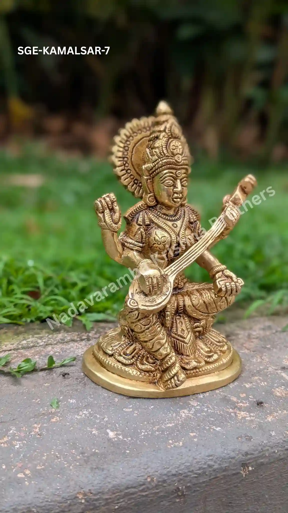 Saraswati in Lotus (SGE-KAMALSAR-7) - Image 2